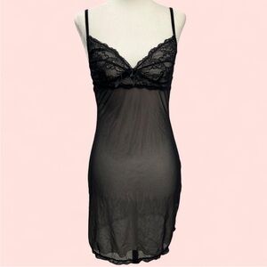 Savage X Fenty Sheer Black Lace Slip